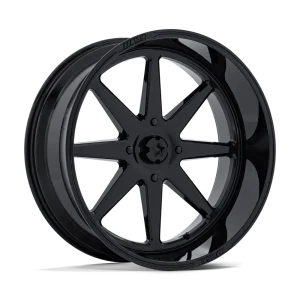 MSA Offroad Wheels – SPARK – Black – 24″x10″ -25mm – All weather Wheels – MA054BX24104825N